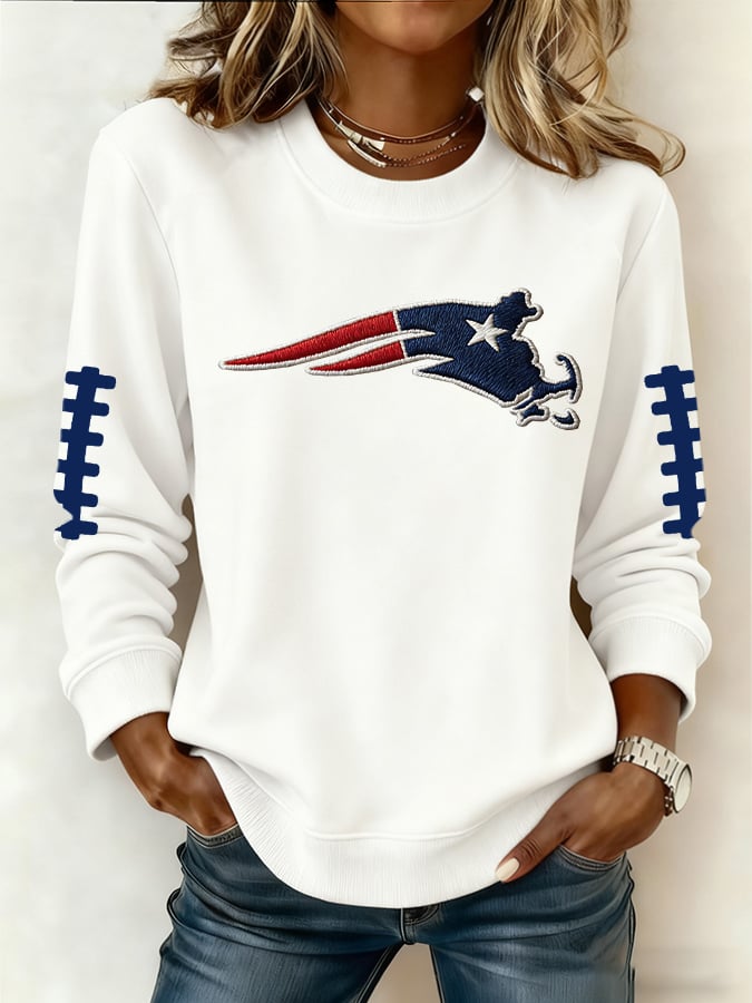 Women's Football print Sweatshirt