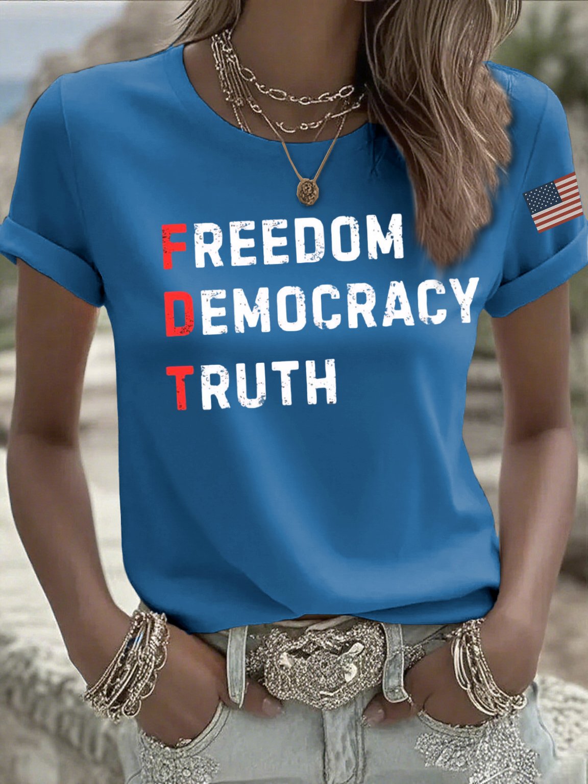 🔥Buy 3 Get 15% Off🔥Women's casual FDT loose T-shirt