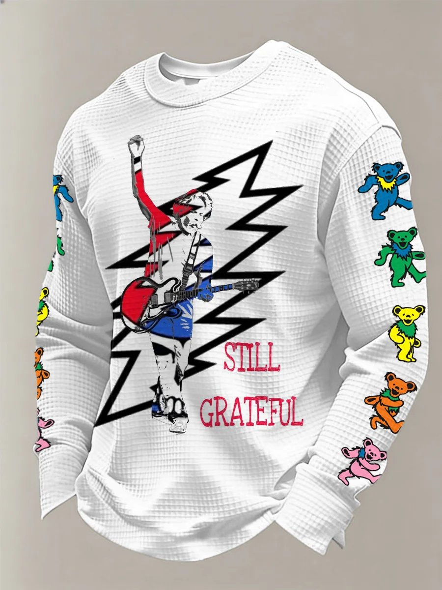 ๐ฅBuy 3 Get 15% Off Men's Vintage Rock Tribute Printed Casual Top