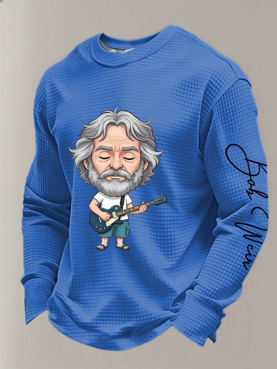 ๐ฅBuy 3 Get 15% Off Men's RIP Bob Weir Print Casual Sweatshirt