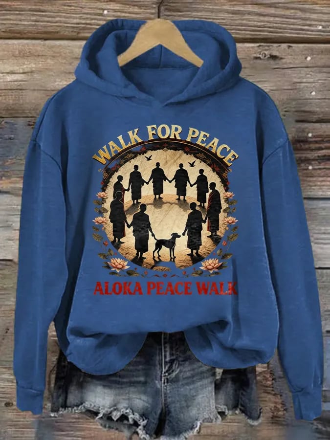 Women's Walk For Peace Art Print Sweatshirt