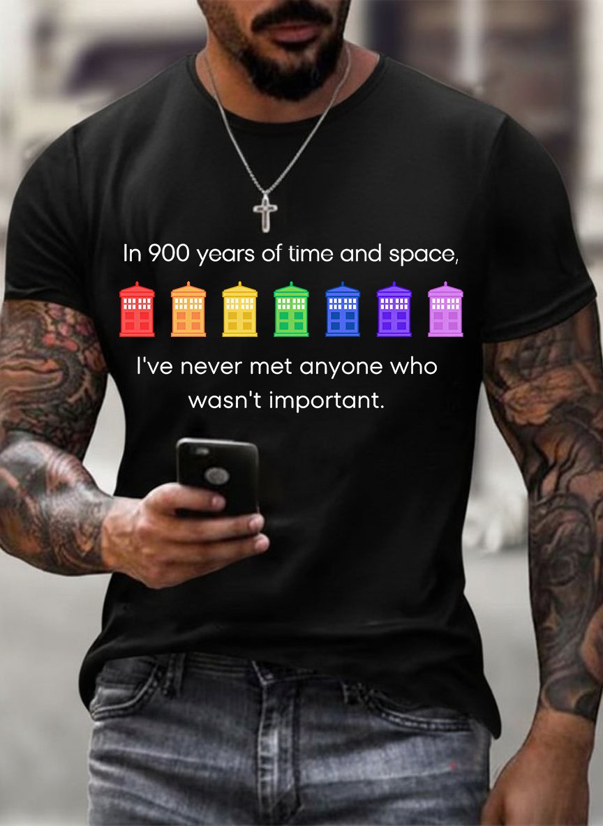 Men's Pride Rainbow Police Box , LGBT Pride Month T-shirt