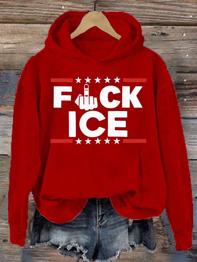 Women's ICE Print Hoodie