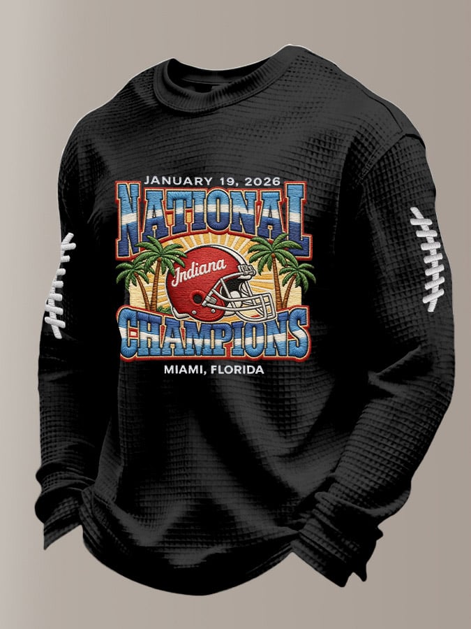 Men's Football Printed Casual Top