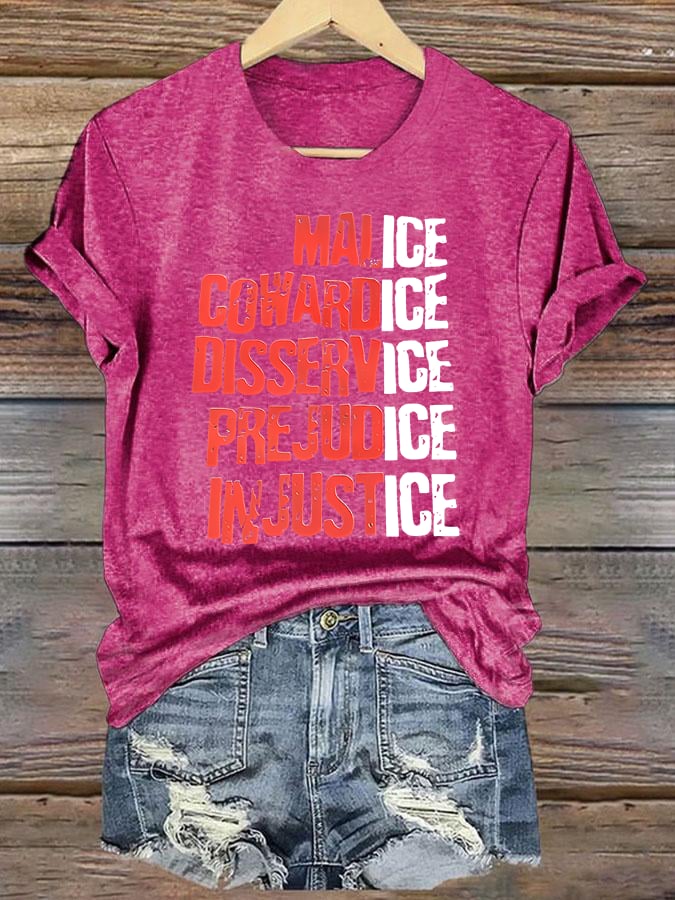 Women's Justice For Her T-Shirt
