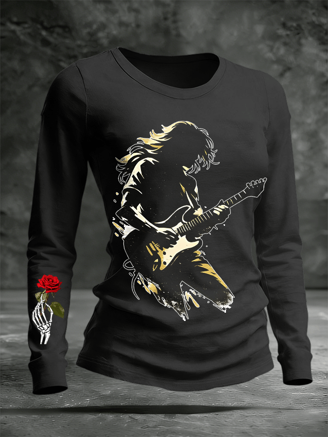 ๐ฅBuy 3 Get 15% Off Women's Commemorative Bob Weir Printed Top