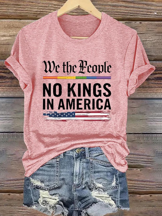 🔥Buy 3 Get 15% Off🔥Women's Fashion Casual American Kingless Print T-Shirt