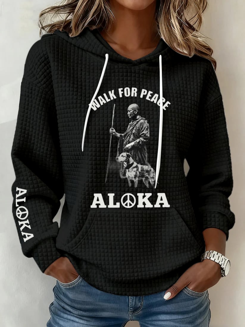 Women's Walk For Peace Art Print Sweatshirt