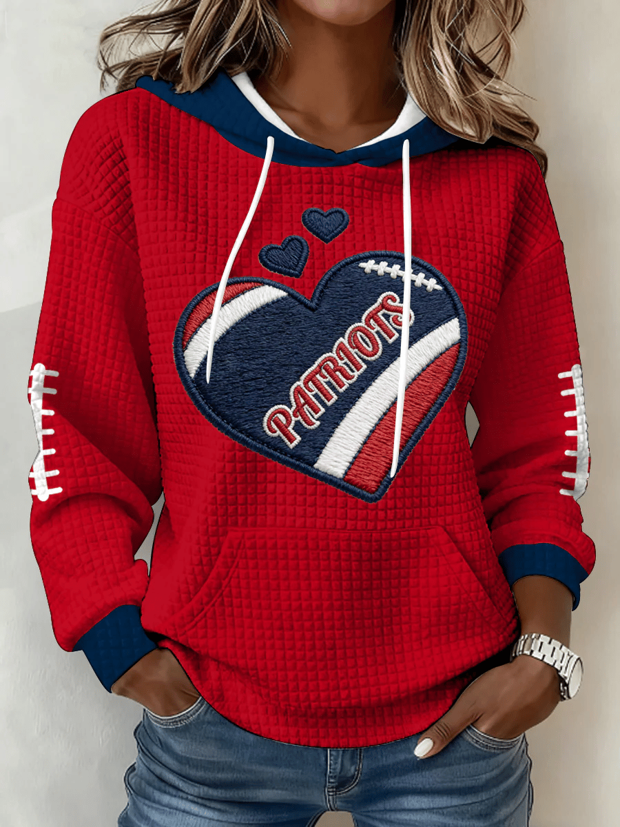 Women's Football Print Sweatshirt