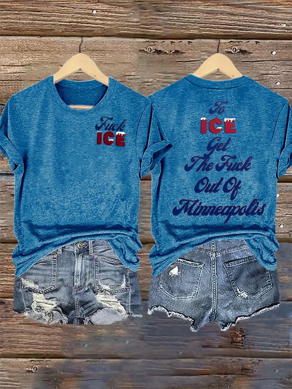 Women's To ICE get the fuck out of Minnesota T-Shirt