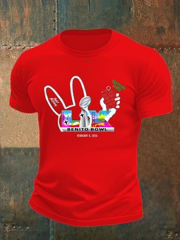 Men's Opening And Halftime Shows Print Casual T-shirt