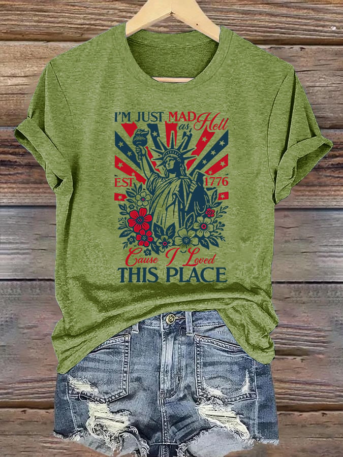 Women's THIS PLACE Round Neck Printed T-Shirt