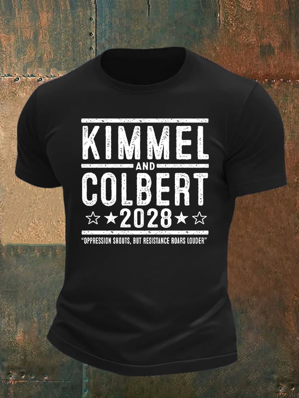 Men's Talk Show Colbert Kimme Legend 2028 T-shirt