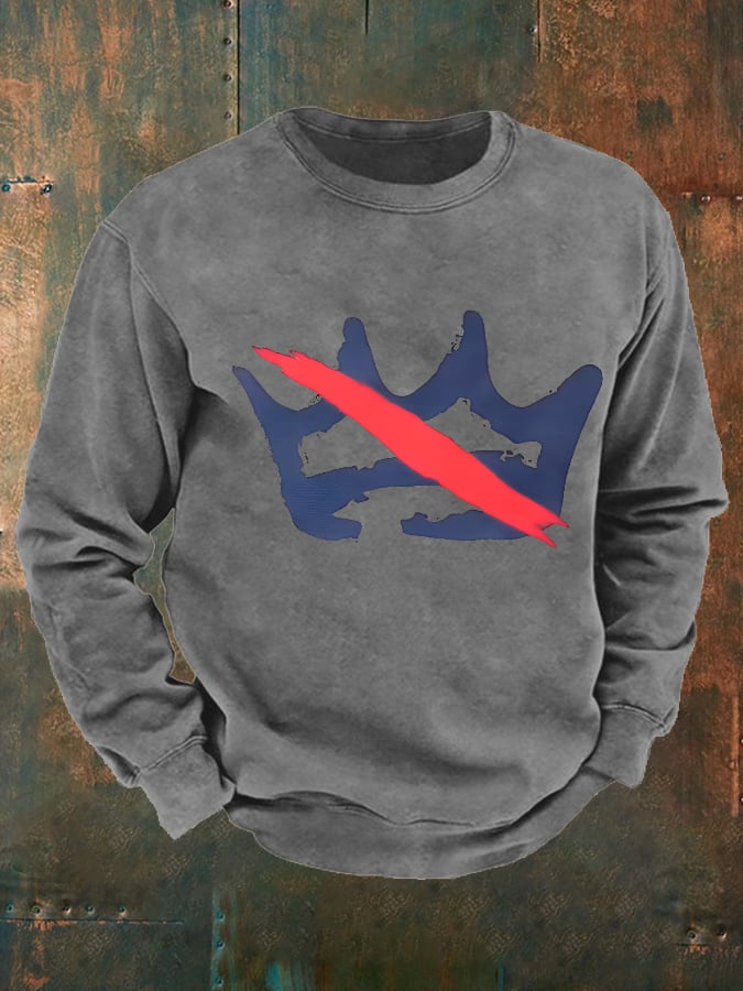 🔥Buy 3 Get 15% Off🔥Men's America has no kings print Casual Sweatshirt