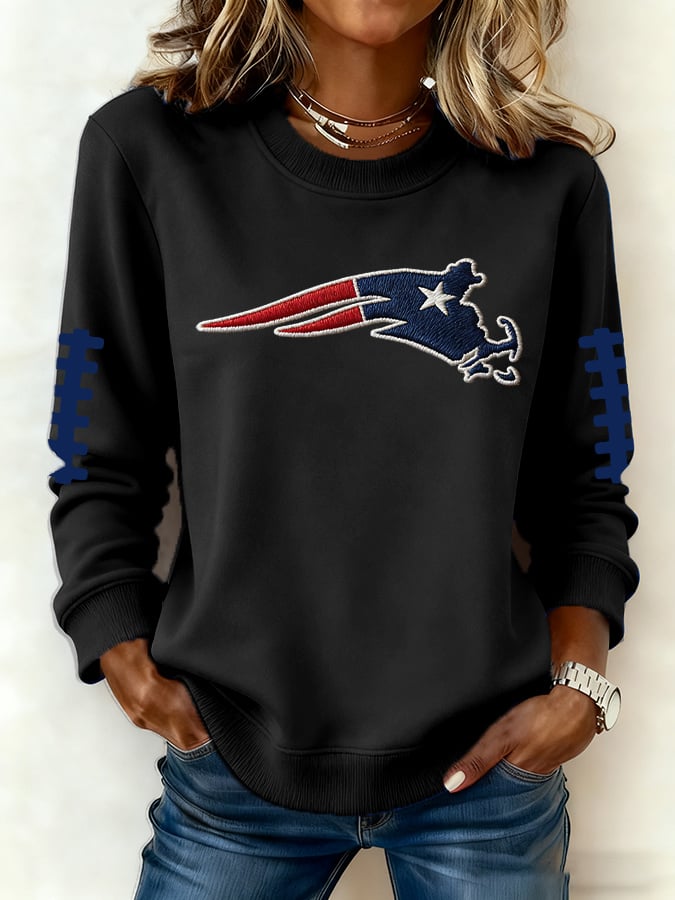 Women's Football print Sweatshirt