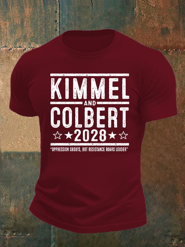 Men's Talk Show Colbert Kimme Legend 2028 T-shirt