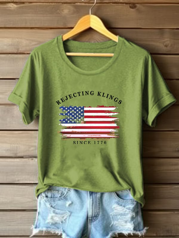 🔥Buy 3 Get 15% Off🔥Women's Casual Rejecting Kings Printed T-shirt