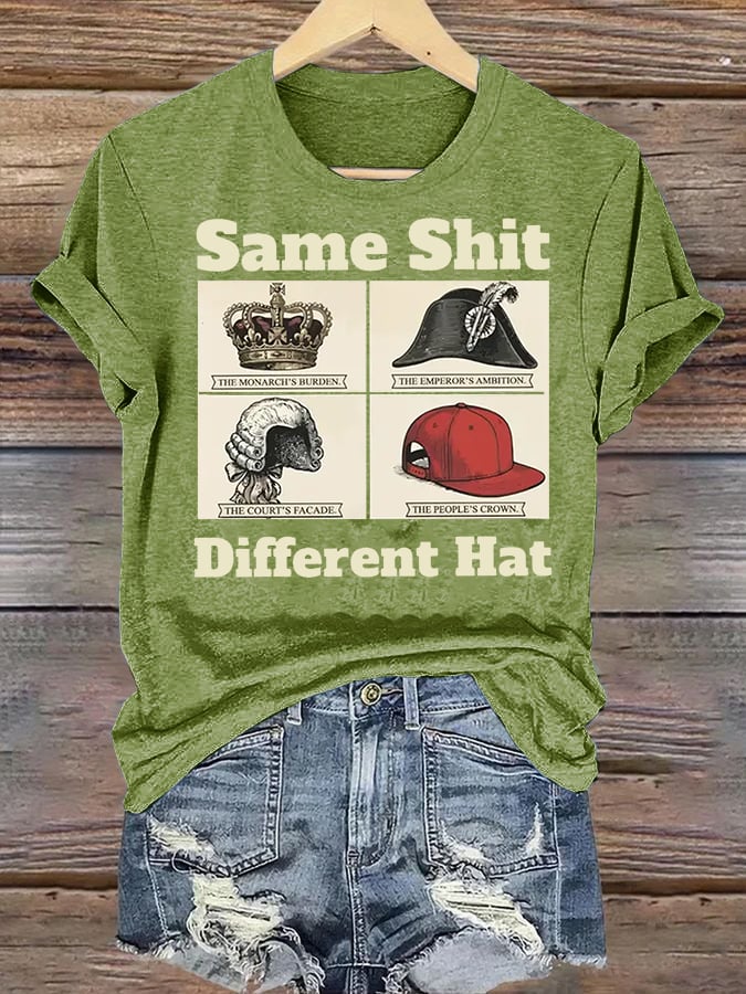 Women's Same Shit Different Hat FDT Print T-Shirt