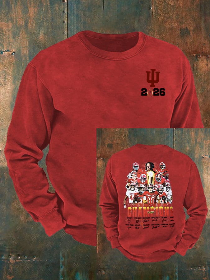 Men's Football Print Sweatshirt