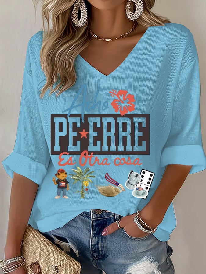 Women's Puerto Rico Print T-Shirt