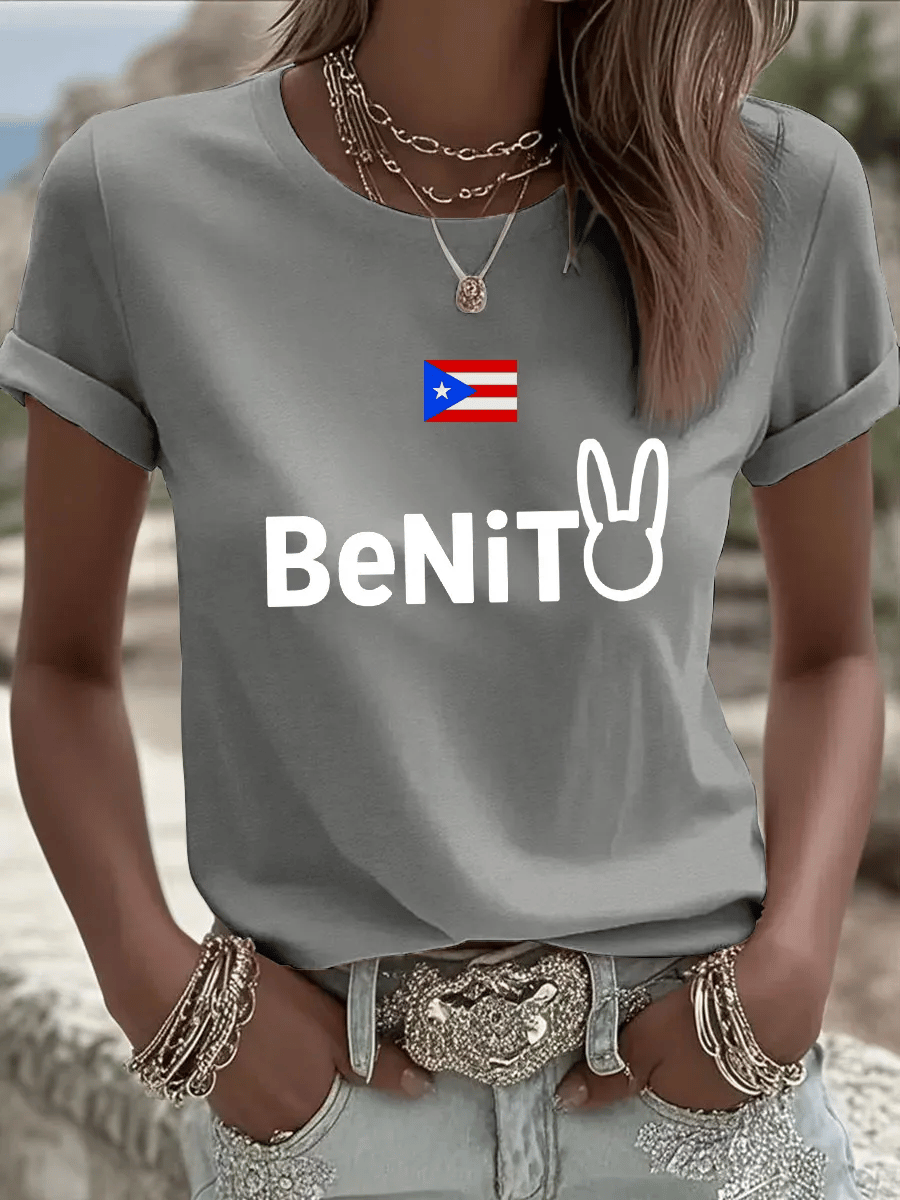 Women's Puerto Rico Print T-shirt