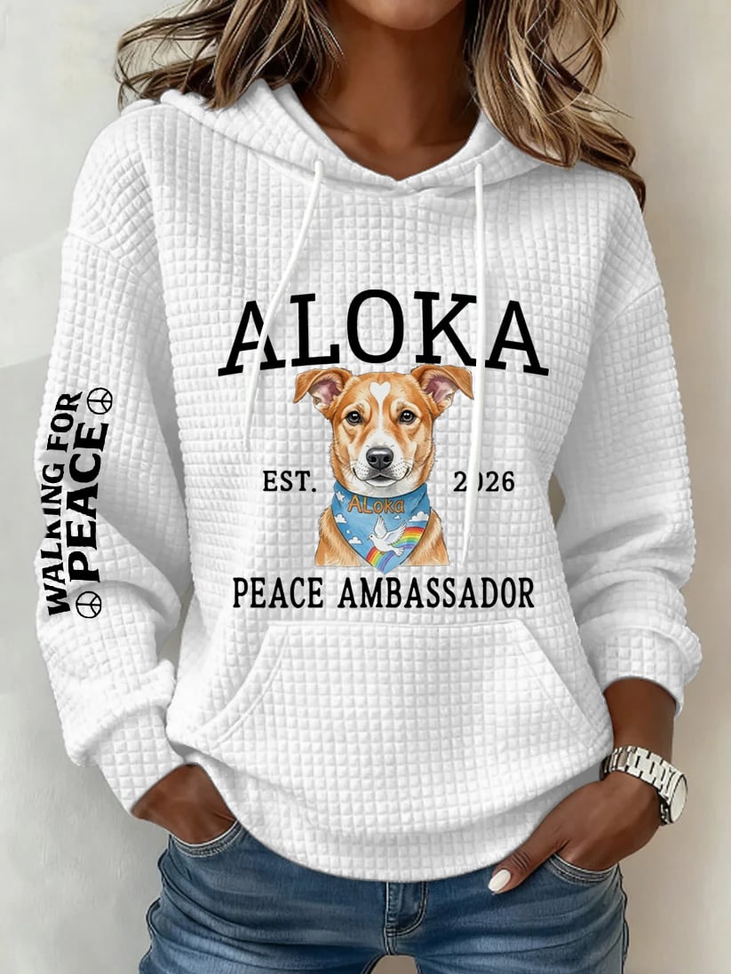 Women's Walk For Peace Art Print Sweatshirt