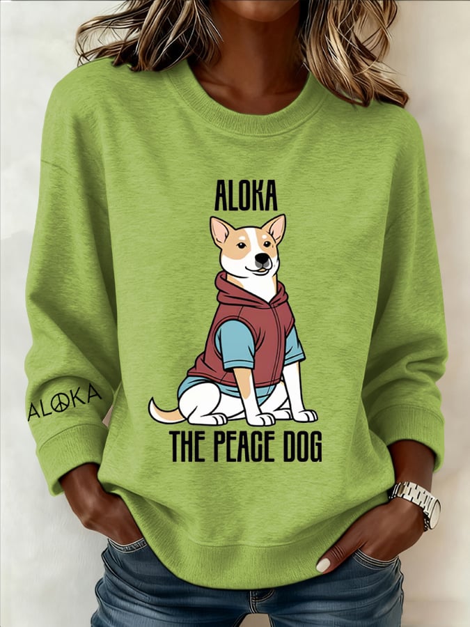 Women's Walk For Peace Art Print Sweatshirt