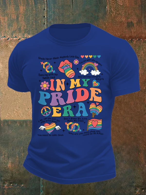 Men's In My Pride Era, Pride Month Print T-Shirt