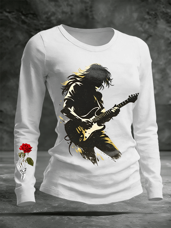 ๐ฅBuy 3 Get 15% Off Women's Commemorative Bob Weir Printed Top