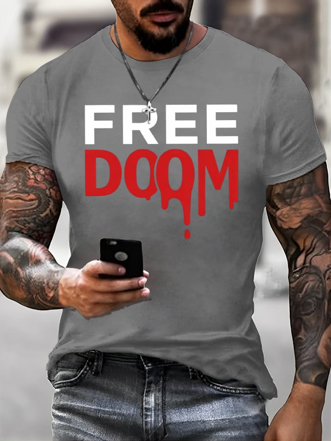 Men's Justice Casual Printed T-shirt