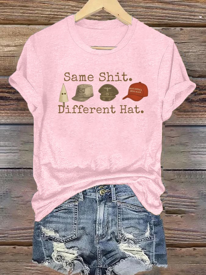 Women's Same shit Different costume Print T-Shirt