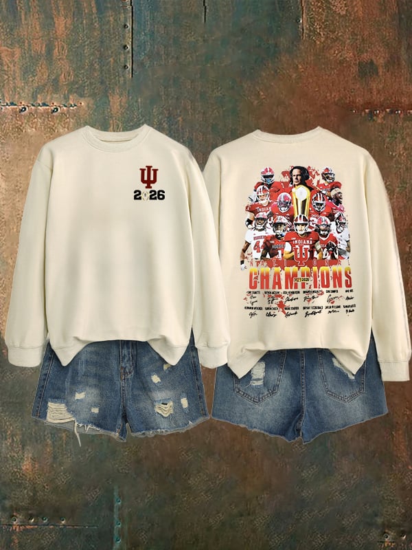 Women's Football Print Sweatshirt