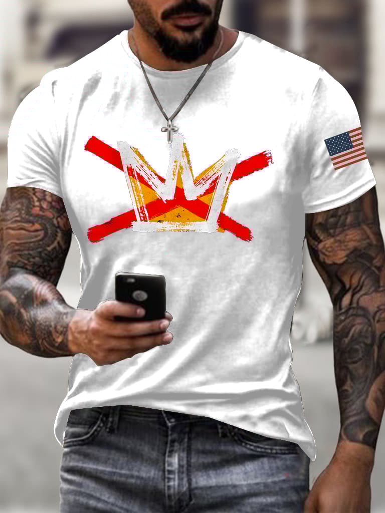 🔥Buy 3 Get 15% Off🔥Men's Casual Reject King T-Shirt