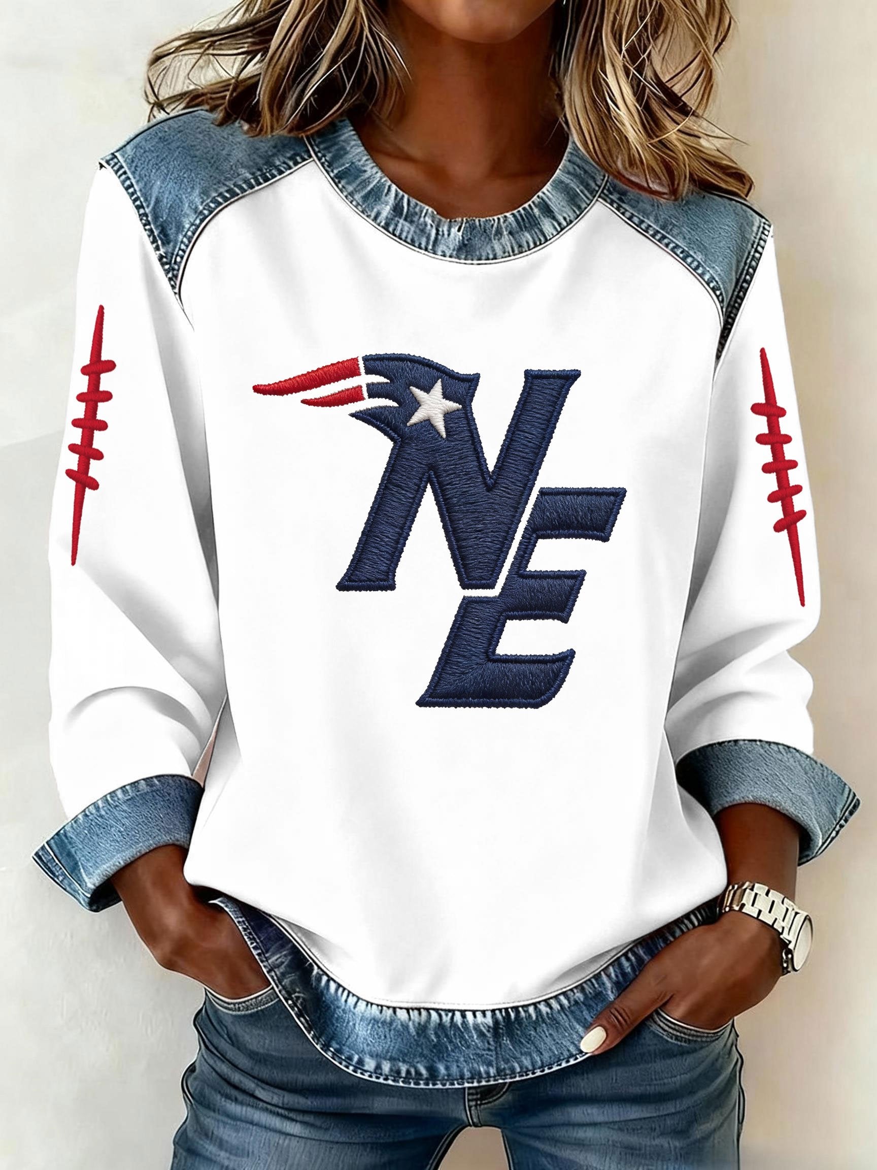 Women’s Football Graphic Casual Sweatshirt