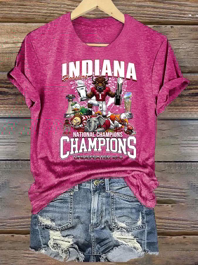 Women's Football Print T-Shirt