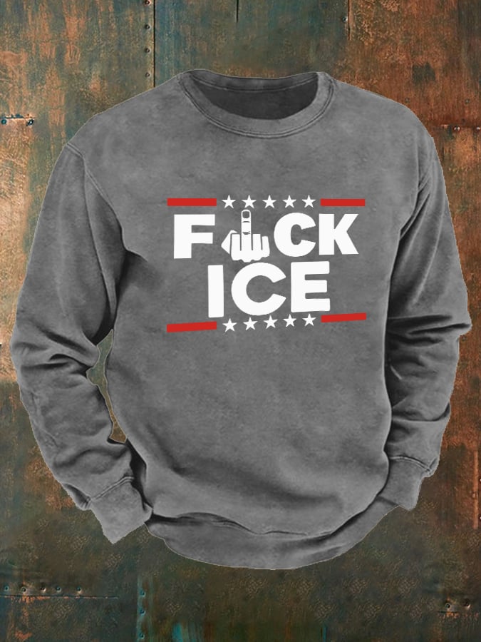 Men's ICE Print Sweatshirt