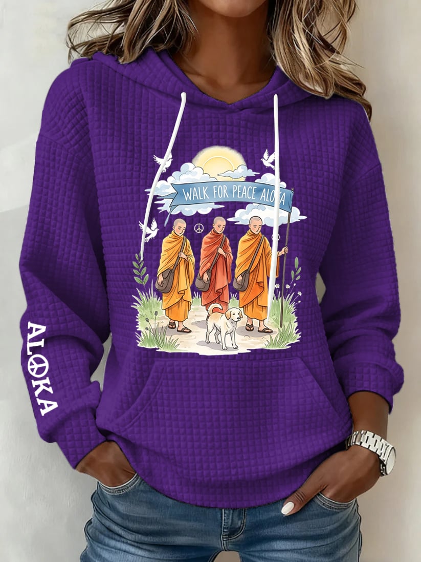 Women's Walk For Peace Art Print Sweatshirt