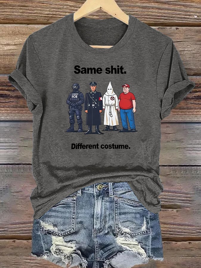 Women's Different costume Print T-Shirt