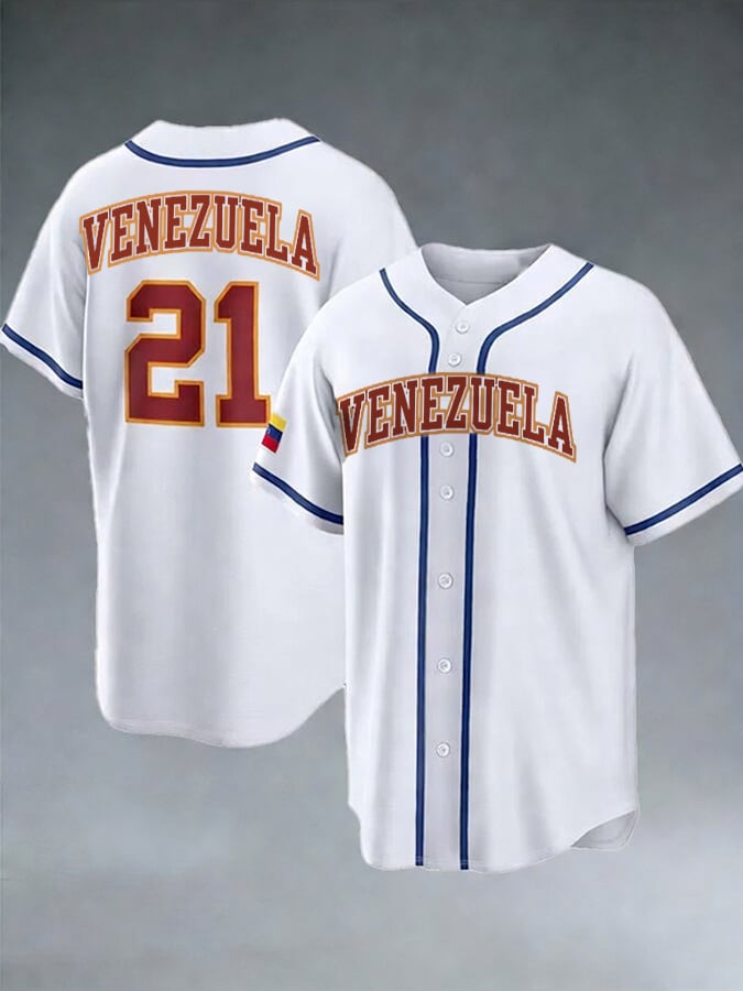 Men's Baseball Print Shirt