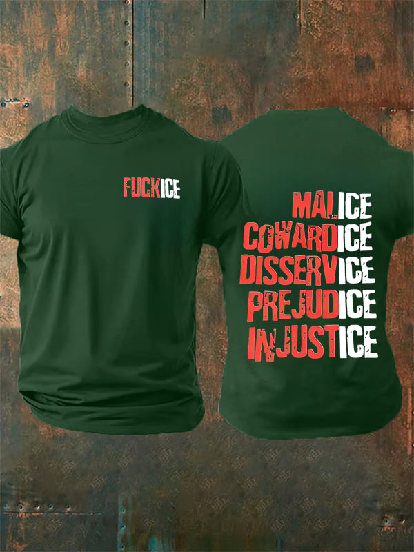 Men's Justice For Her Print T-Shirt