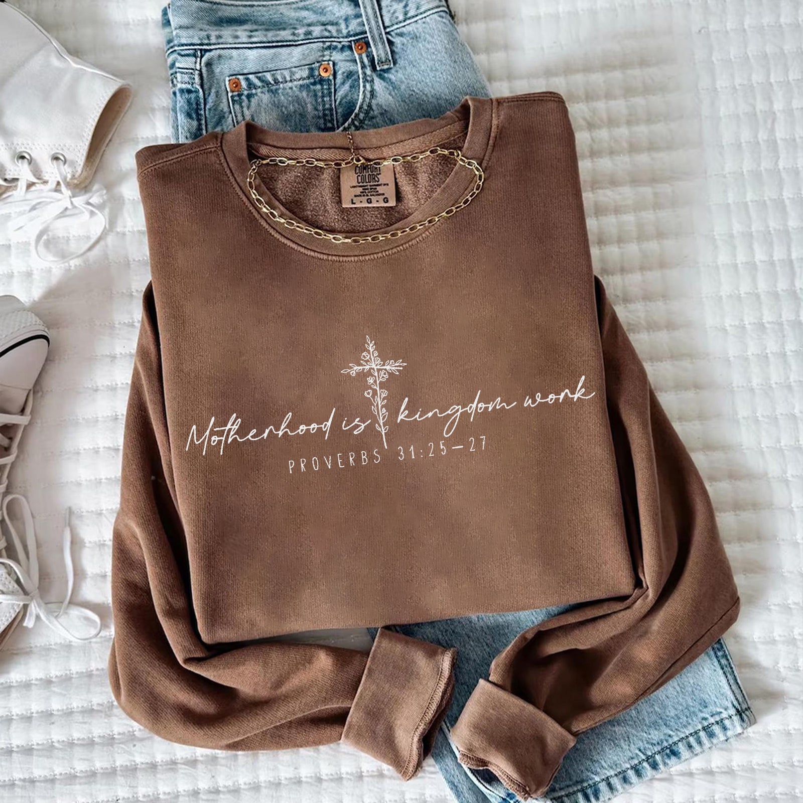 Motherhood Is Kingdom Work Sweatshirt