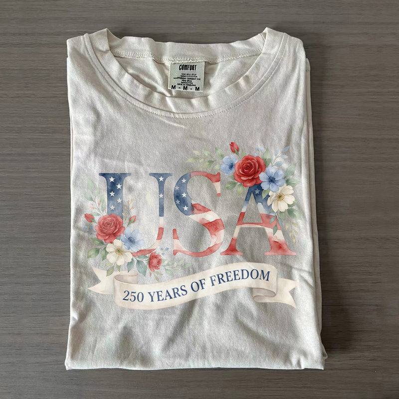 USA 250 Years Of Freedom T-shirt