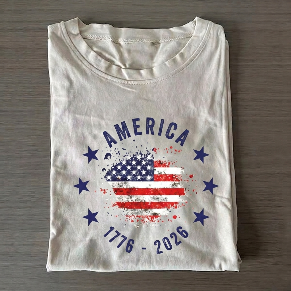 250th Anniversary of The United States Vneck T-Shirt