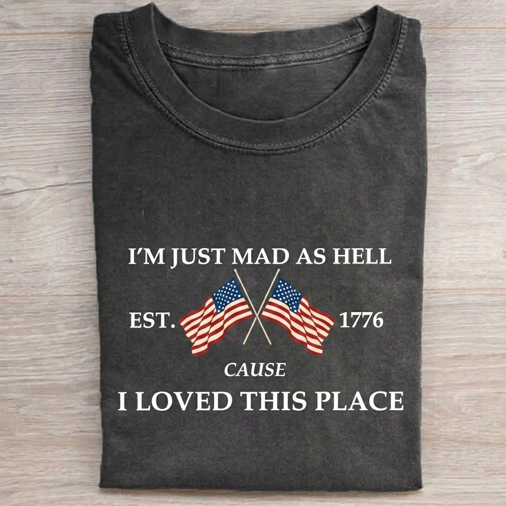US Independence Day themed T-shirt