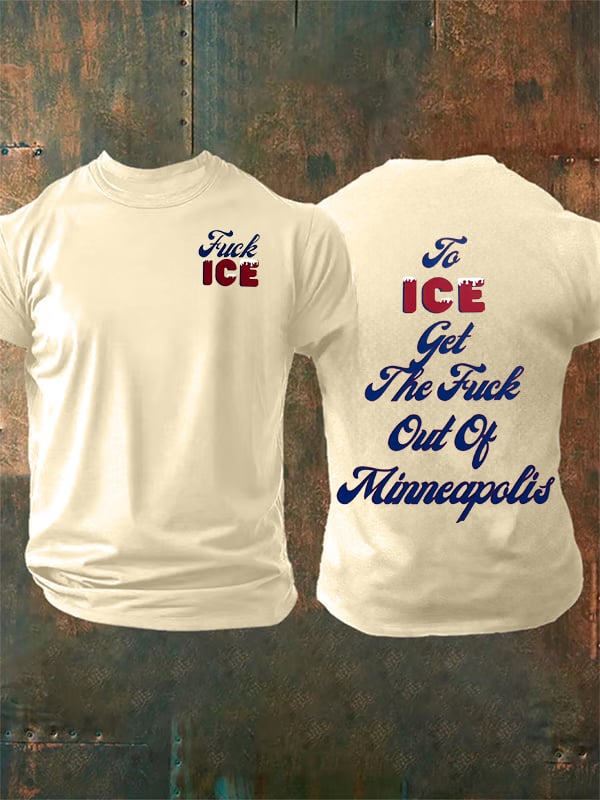 Men's To ICE get the fuck out of Minnesota T-Shirt