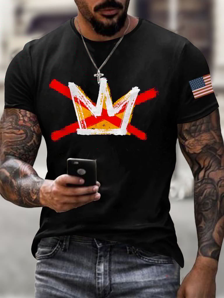 🔥Buy 3 Get 15% Off🔥Men's Casual Reject King T-Shirt
