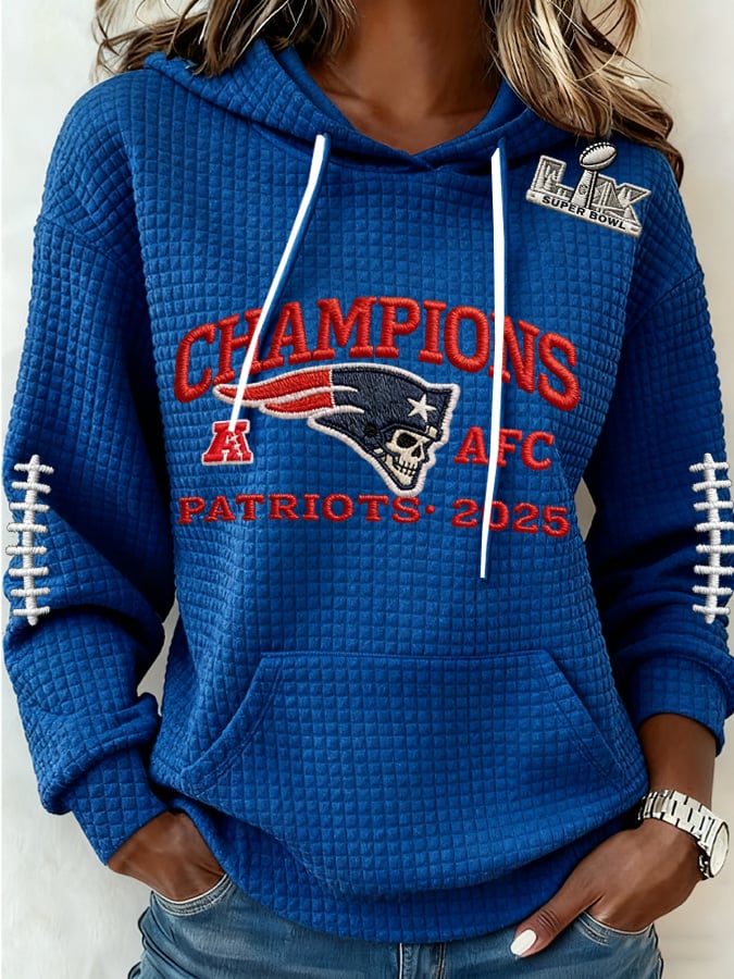 Women's Football Print Casual Sweatshirt