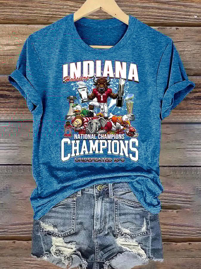 Women's Football Print T-Shirt