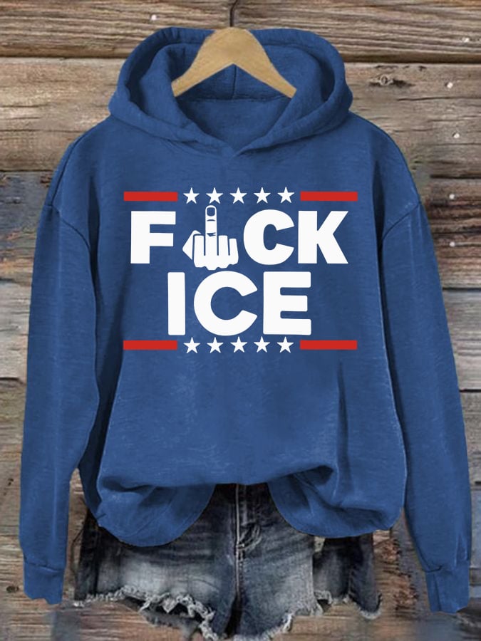 Women's ICE Print Hoodie