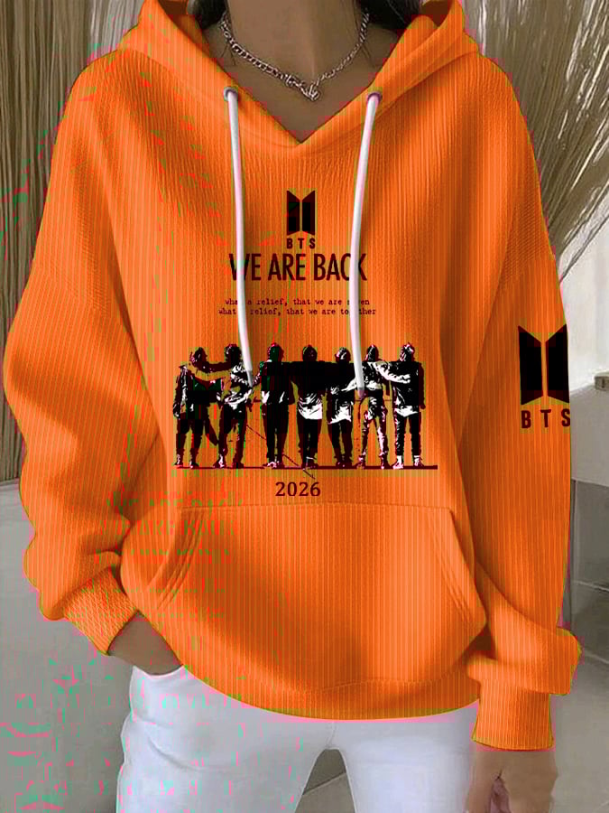 🔥Buy 3 Get 15% Off🔥Women's Retro 2026 Bts Comeback Art Print Sweatshirt